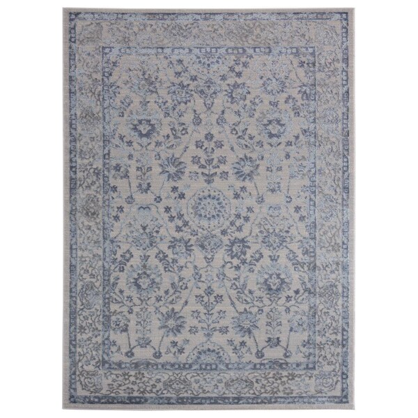 Manmade Cascades Shasta Blue Area Rectangle Rug, 5 ft. 3 in. x 7 ft. 2 in. MA2625721 - main